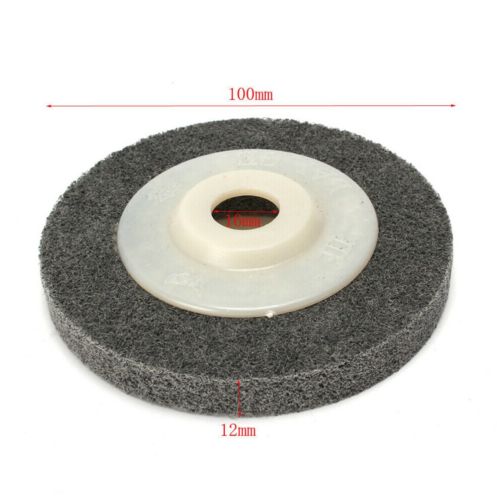 10pcs 100x12mm Nylon Fiber Polishing Wheel Grinding Disc Abrasive Tools Materials Surface Decoration For Angle Grinder