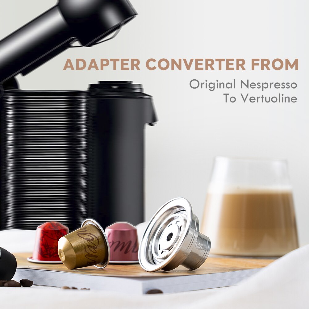 Edelstahl Adapter Konverter Für Nespresso Vertuoli... – Grandado