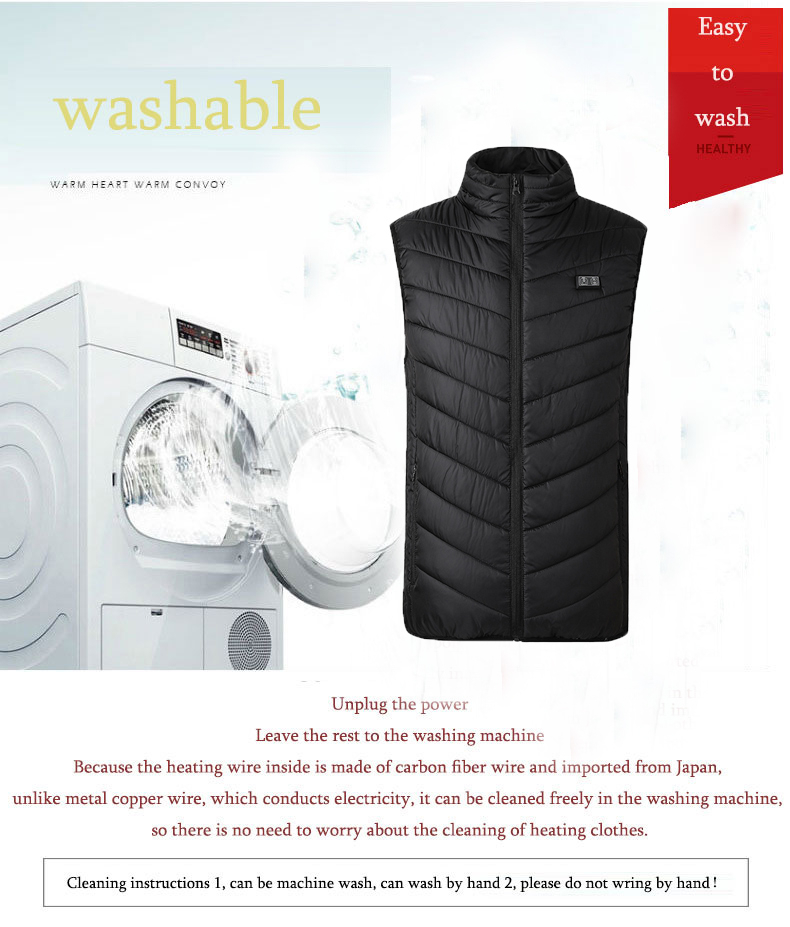 Usb Vest Four Zone Heated Vest Double Switch Men's Heating Waistcoat Warm Front And Back Washable Size Outdoor Heated Vest +size