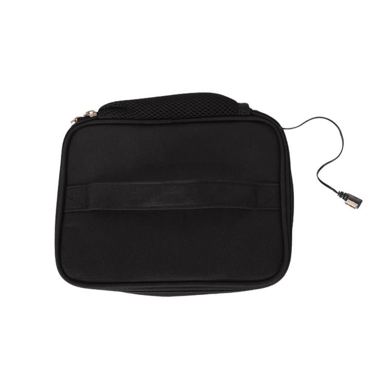 Mini microondas portátil para coche, horno eléctrico USB, caja de Picnic de calentamiento rápido para viajes, Camping, comida, cocina, accesorios de viaje
