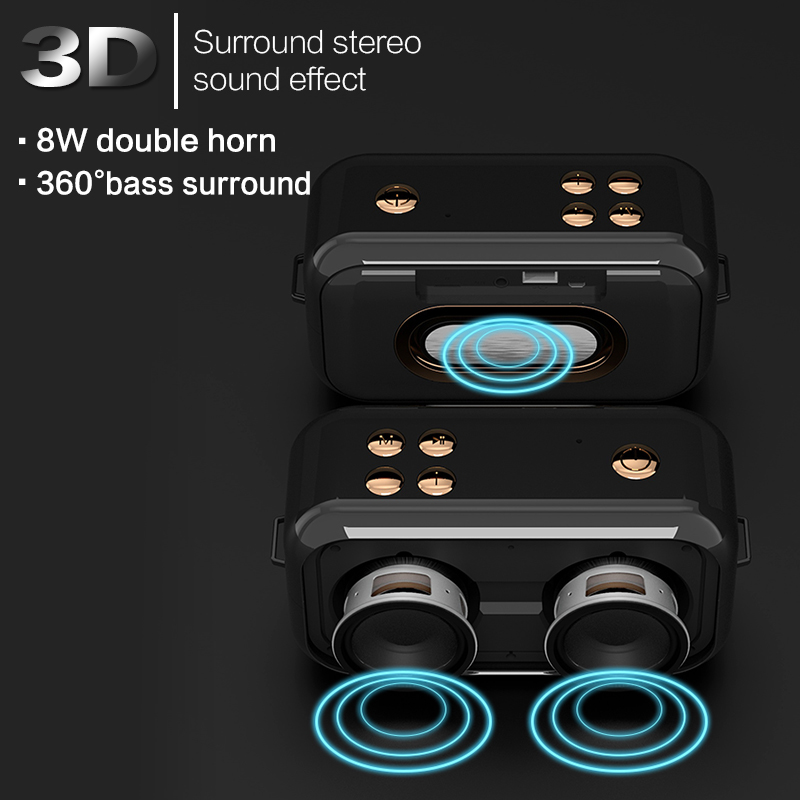 Yax7 Bluetooth Speaker Draadloze Radio Retro Draagbare Outdoor Draagbare Kaart Audio
