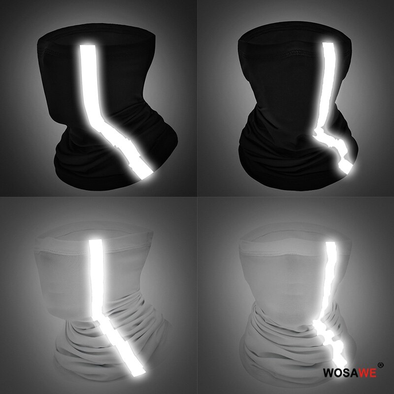 Wosawe Reflecterende Bandana Motorcycle Ski Maskers Gezicht Shield Balaclava Neck Tube Outdoors Fietsen Magic Bandana Sport Sjaal