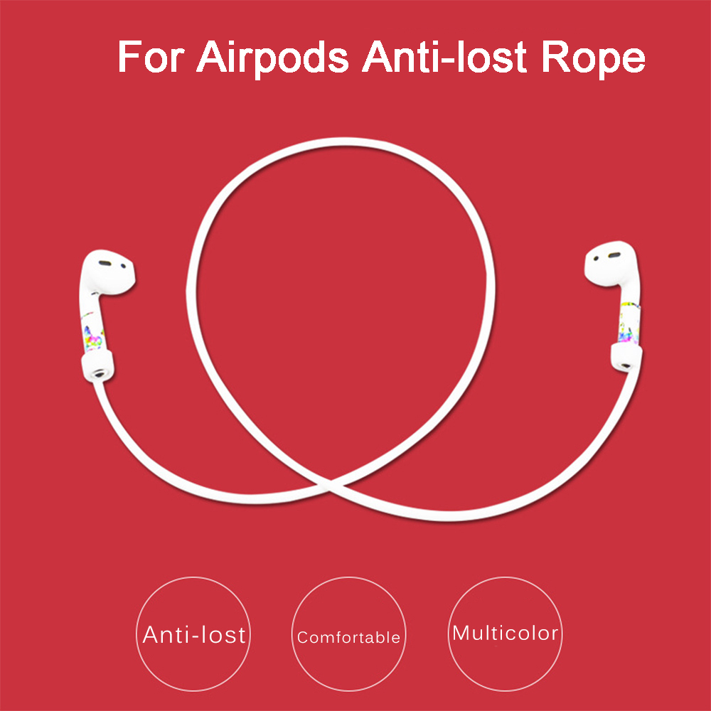 Funda de silicona 4 en 1 para Airpods 1 y 2, funda protectora para AirPods 1 y 2, Correa antipérdida para Apple Airpods 1 y 2