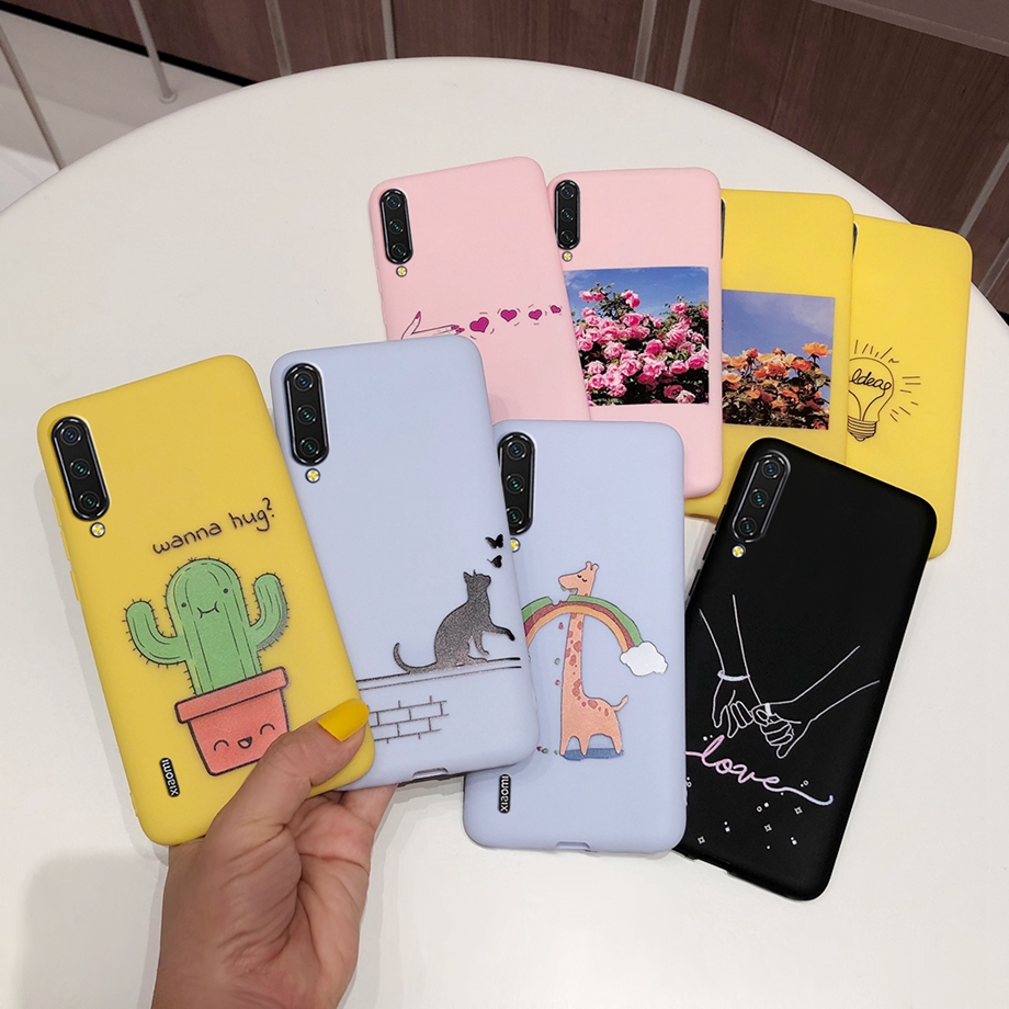 For Xiaomi mi A3 case silicone tpu soft black phone case Back cover for Xiomi Xiaomi MI A3 A 3 Cases mia3 bumper funda capa