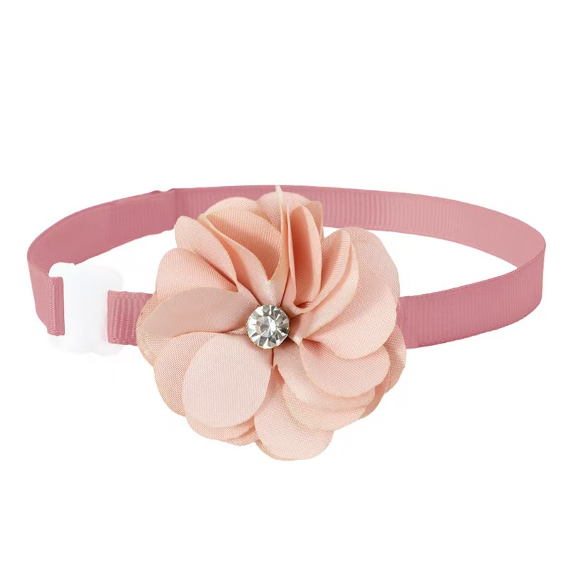 1/6 Uds. Collares para perros hechos a mano, pajaritas ajustables con flores para perros, corbatas de encaje para perros, pajaritas para mascotas, accesorios de aseo para perros: Azul