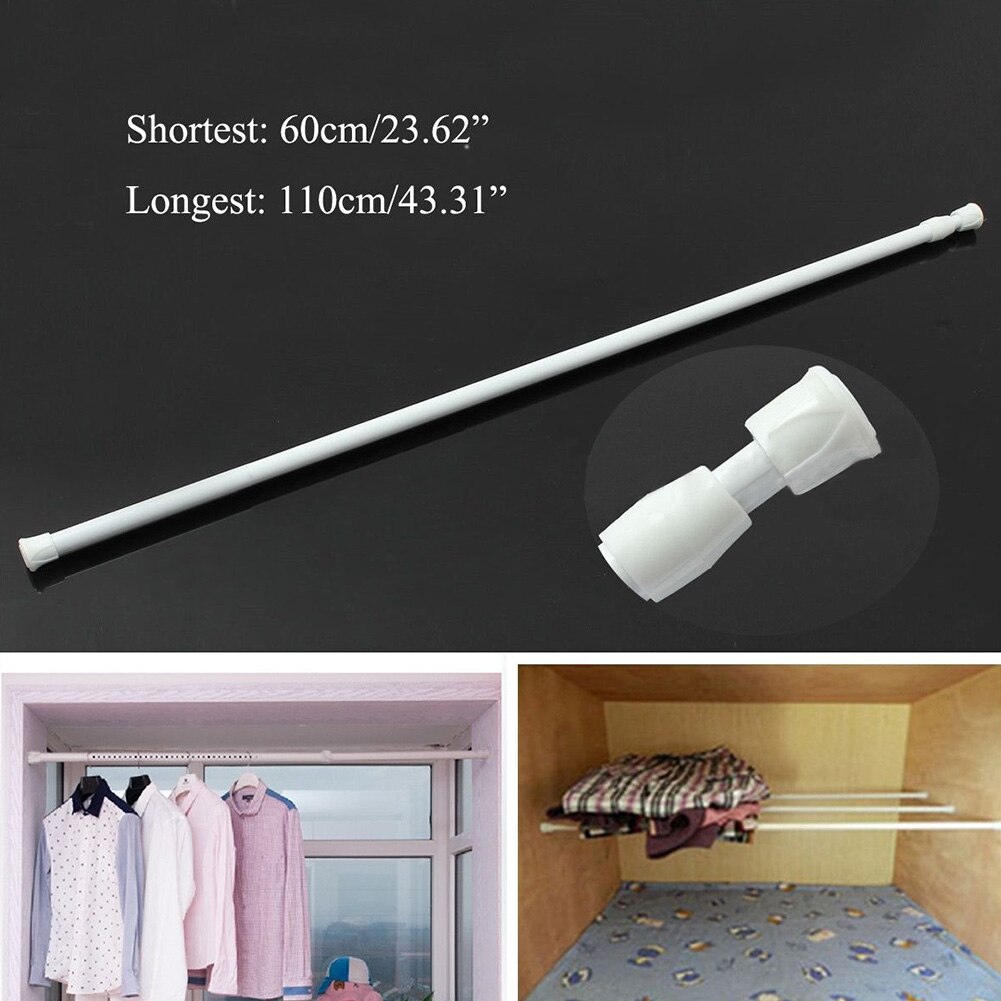 Gordijn Rail Pole Kast Spanning Staaf Venster Telescopische Pole Verstelbare Closet Douche Uitschuifbare