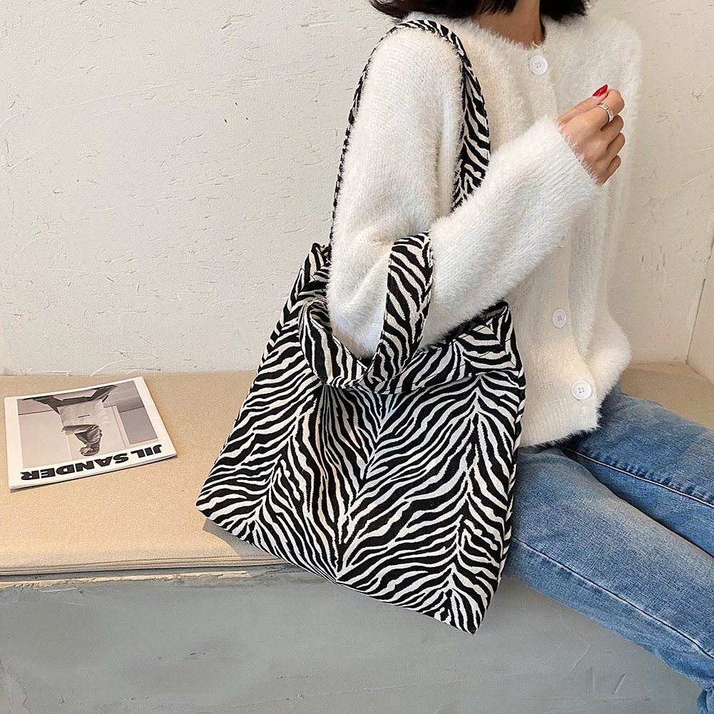 2020 novo inverno grande saco de veludo das mulheres bolsa de ombro leopardo padrão zebra bolsa feminina grande capacidade quente macio tote bags