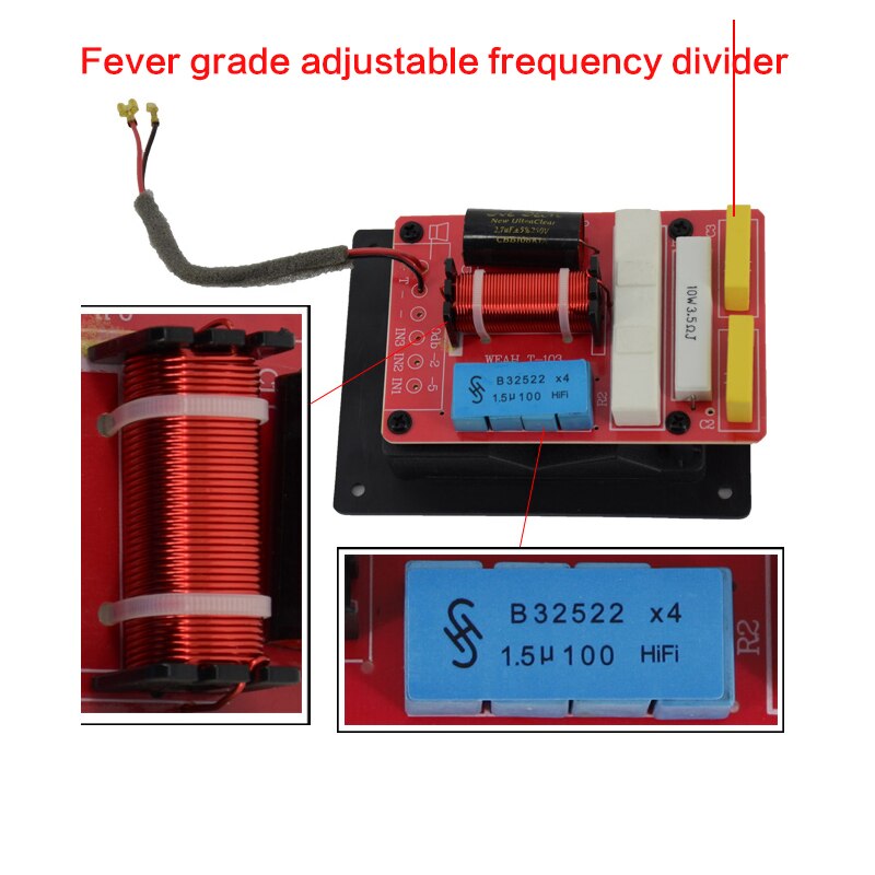 60W*2 High Power 4 Inch Dome Tweeter Dual Speaker Super Tweeter Home Theater Speaker DIY Fever HiFi Adjustable Tweeter 4OHM