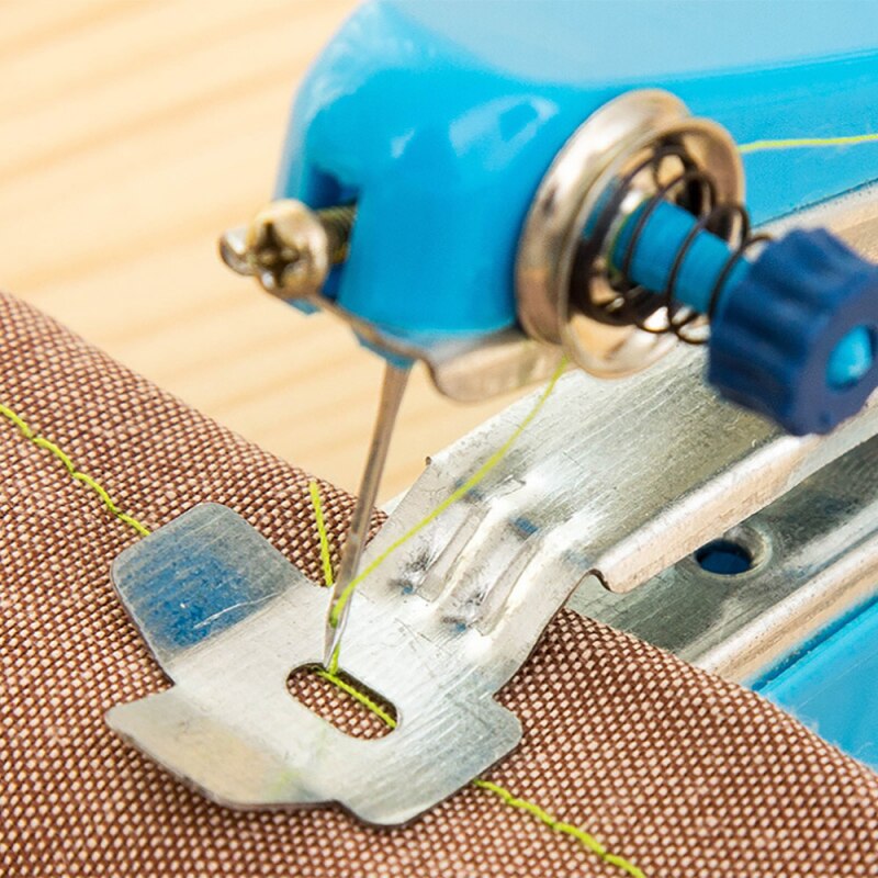 Portable Mini Manual Sewing Machine Needlework for Beginners Multipurpose Hand Sewing Tools for Household Use Sewing Gadget