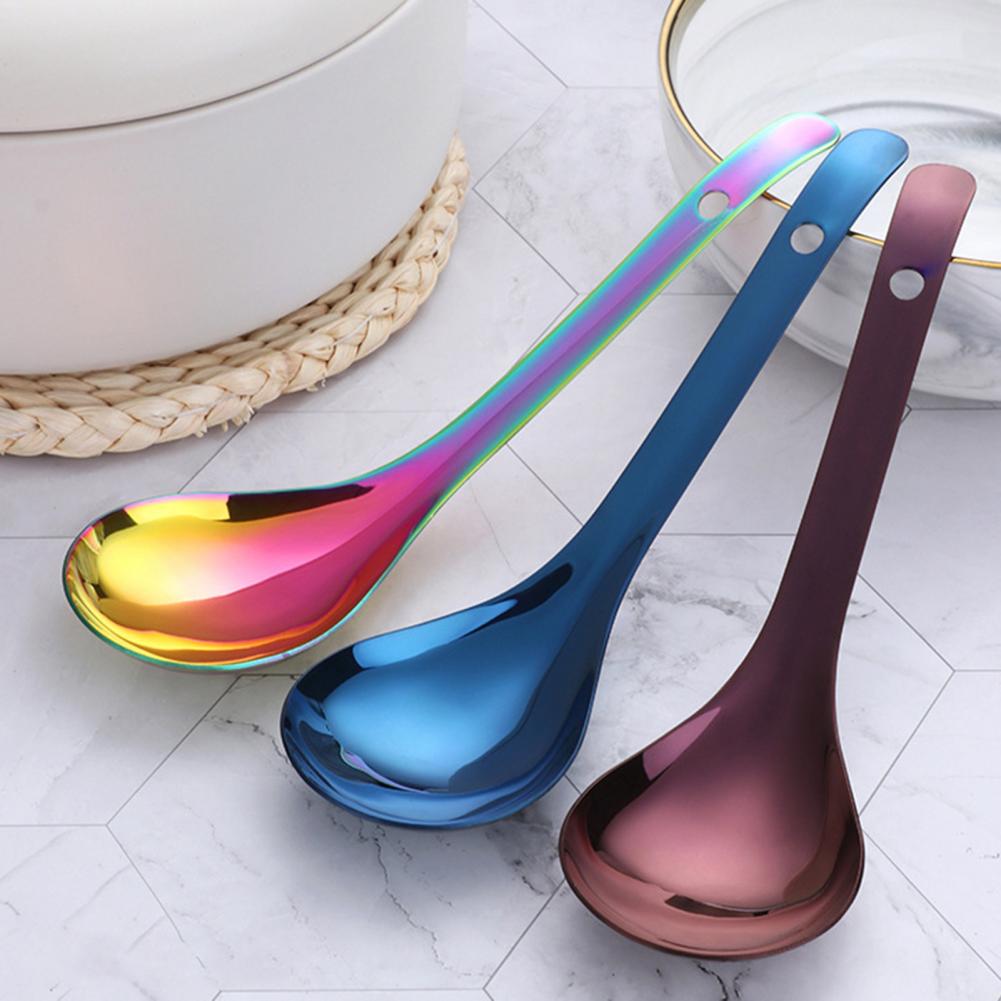 Good Spoon High Durability Practical Soup Spoon Rice Shovel Buffet Banquet Serving Spoon for Dorm Soup Spoon