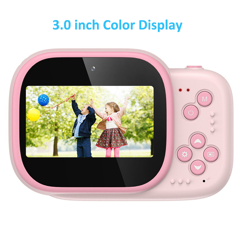 Children Camera Instant Print Camera For Kids Video Photo Digital Camera for Child Printing Camera with 3 Rolls Thermal Paper