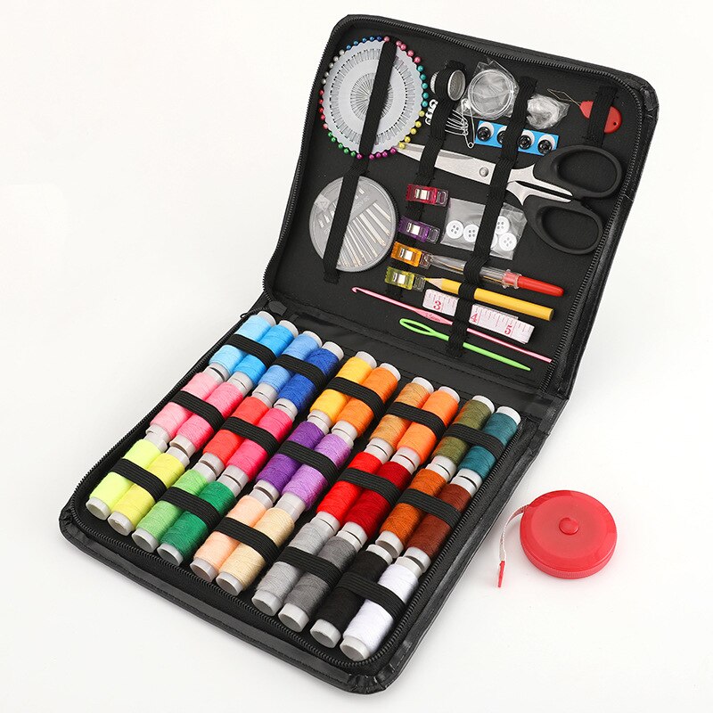 Draagbare Mini Reizen Huishoudelijke Naaien Box Set Naaien Kit Opbergzakken Diversen Organizer Thuis Gereedschap Handtas