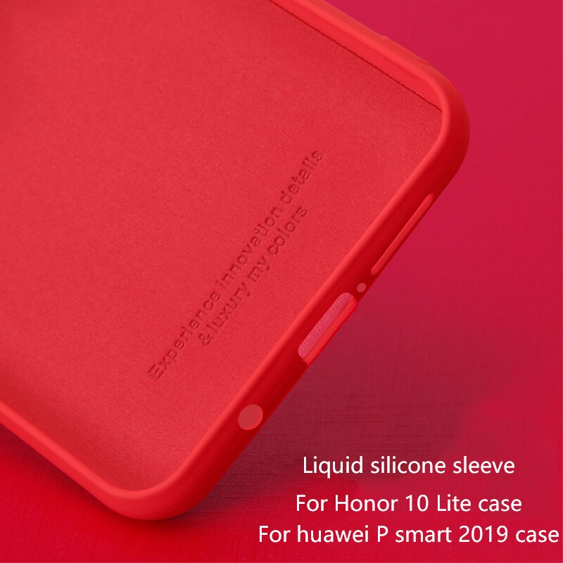 FCOWB für huawei P Clever fallen Anti-klopfen Offizielle flüssigkeit silikon telefon fallen für huawei ehre 10 lite P Clever Z abdeckung