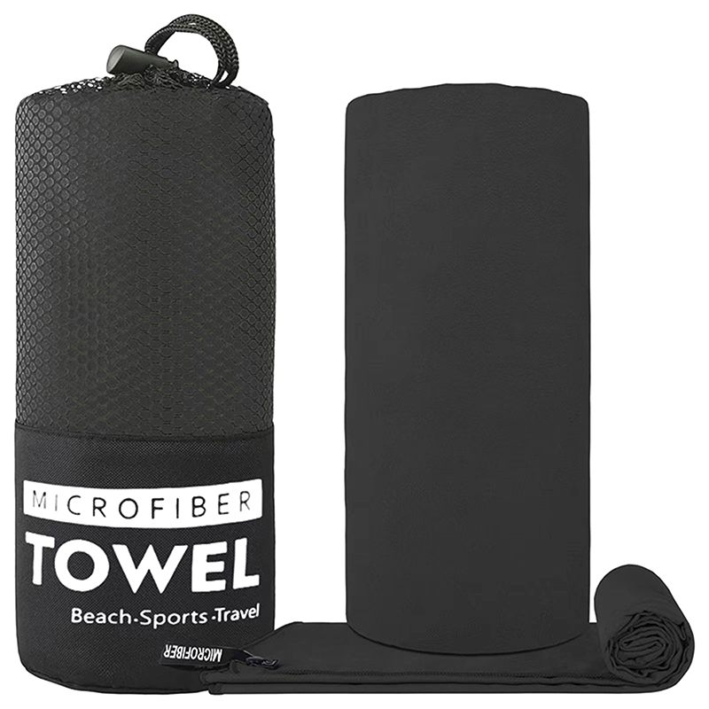 Sneldrogende sporthanddoek - 40x80CM, meerkleurig, voor zwemmen, sportschool, fitness, kamperen, hardlopen, strand