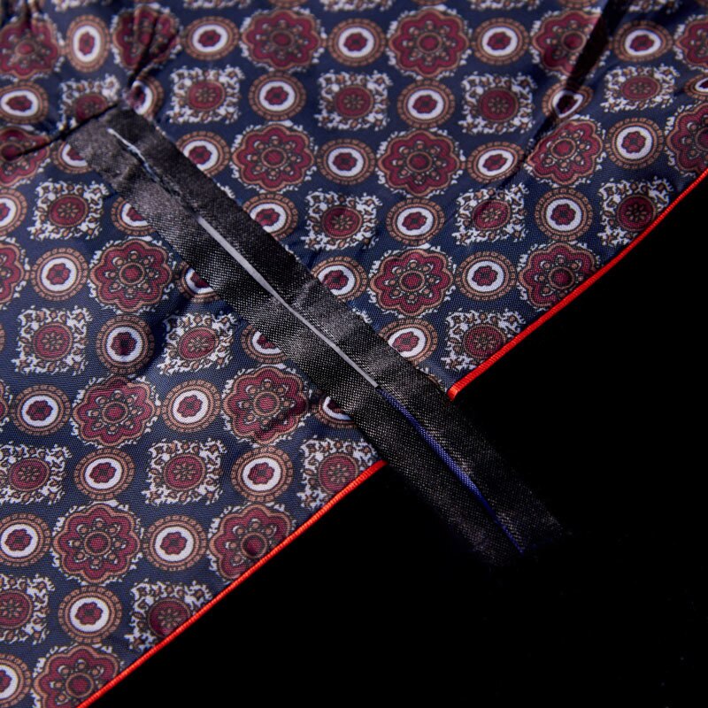 Pyjtrl jakke + vest herre todelt sæt guld blomstermønster print sjal revers slim fit bryllup gallakjole smoking kostume