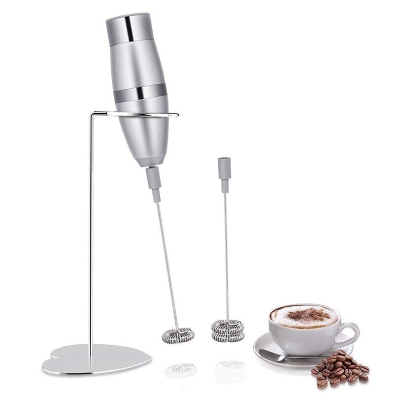 Milk Blender-Espumador de leche, máquina eléctrica de espuma de mano para hacer Lattes de café, capuchino, Chocolates calientes, como Creamer y: Default Title