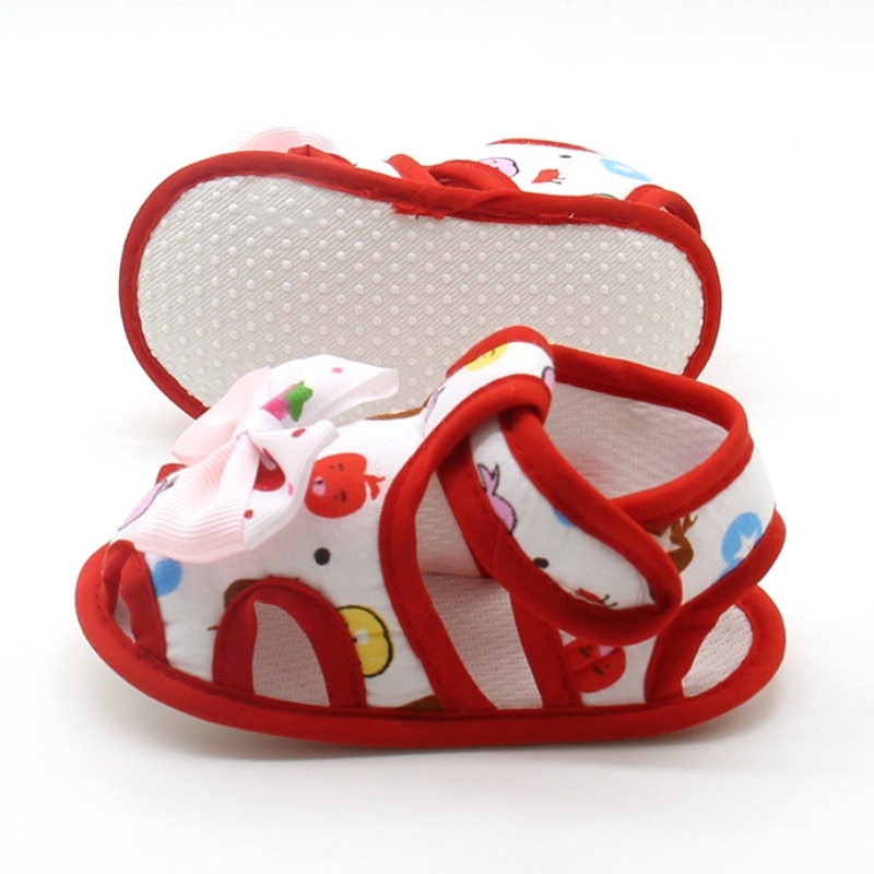 Sapatos de bebê, sapatos tamanho do bebê crianças meninas bonito sapatos de bebê à prova de derrapagem