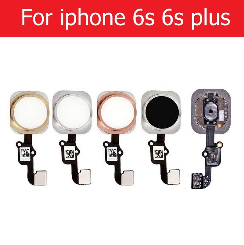 Home Button Flex Cable Assembly For iPhone 5S SE 6 6s 7 8 Plus Home Button Screen On Contral Flex Cable Replacement Repair Parts