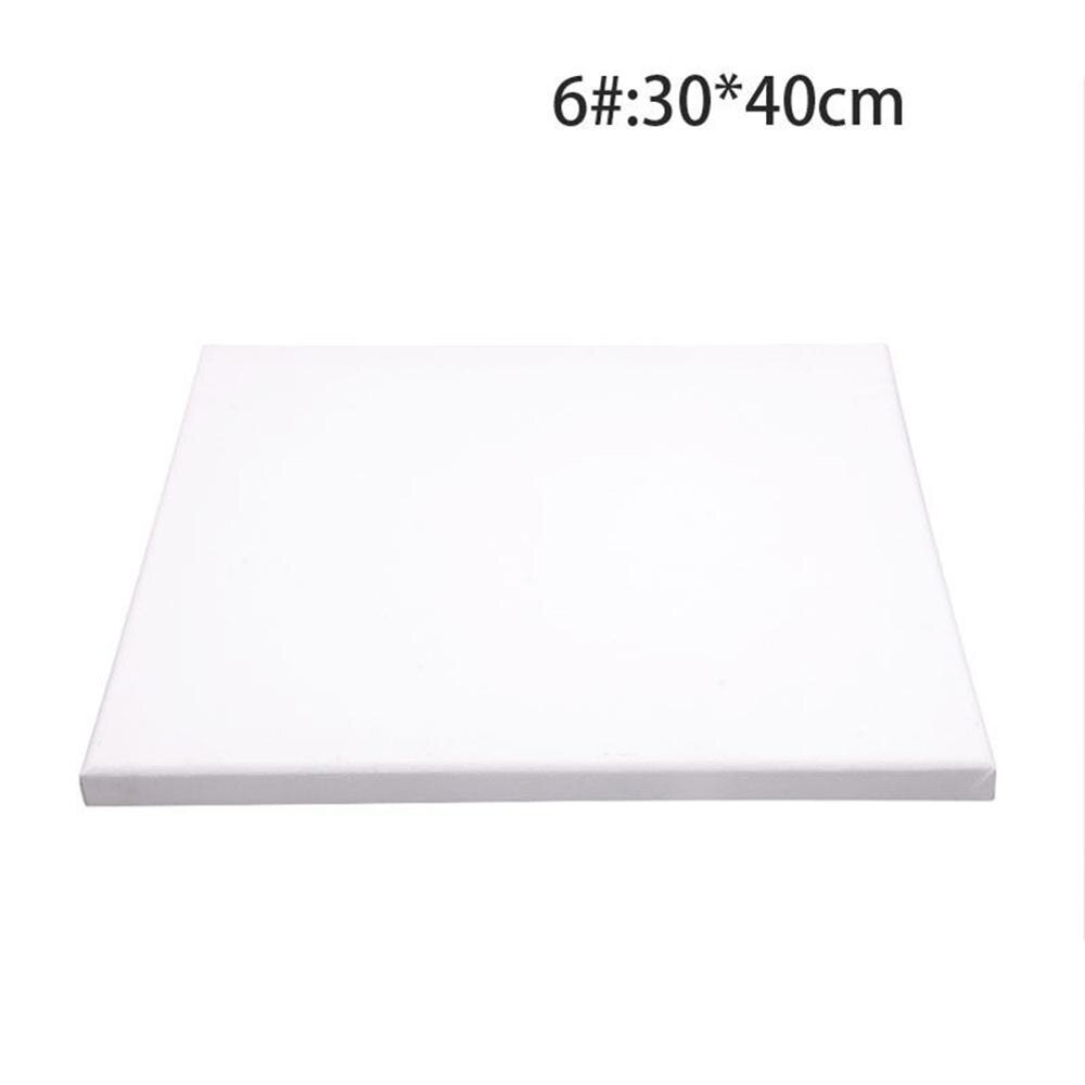 1Piece White Cotton Blank Square Artist Canvas For Canvas Oil Painting DIY Wooden Board Frame For Primed Oil Acrylic Paint: 6 30 40cm