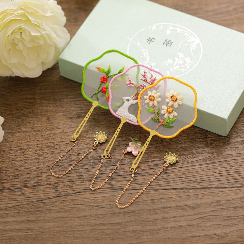 Chinese DIY Panda Embroidery Kit of Bookmark Handmade Needlework Cross Stitch Sewing Craft Unfinished Kit Home Decor