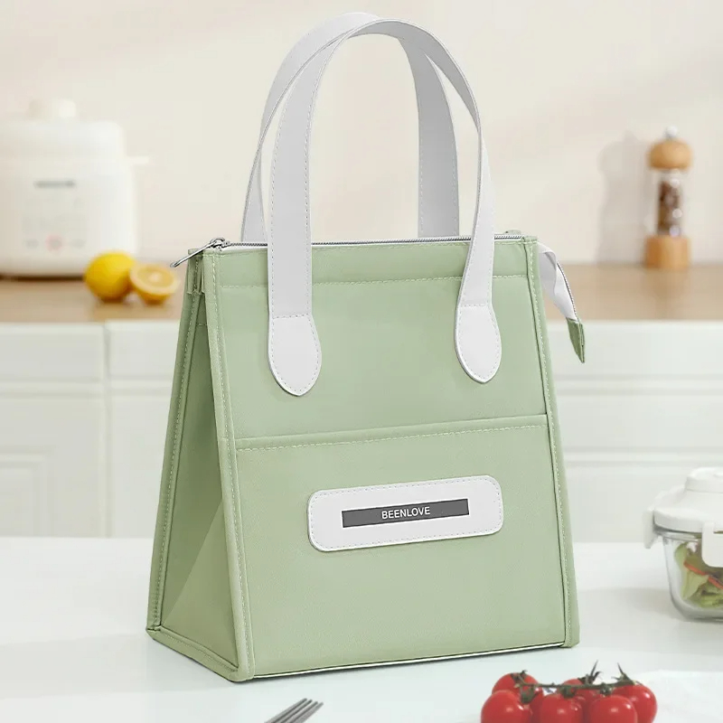 Portable Handheld Lunch Box Bag Insulated Lunch Bag for Work And School Outings Easy Carry Bento Bag Food Storage Pouch