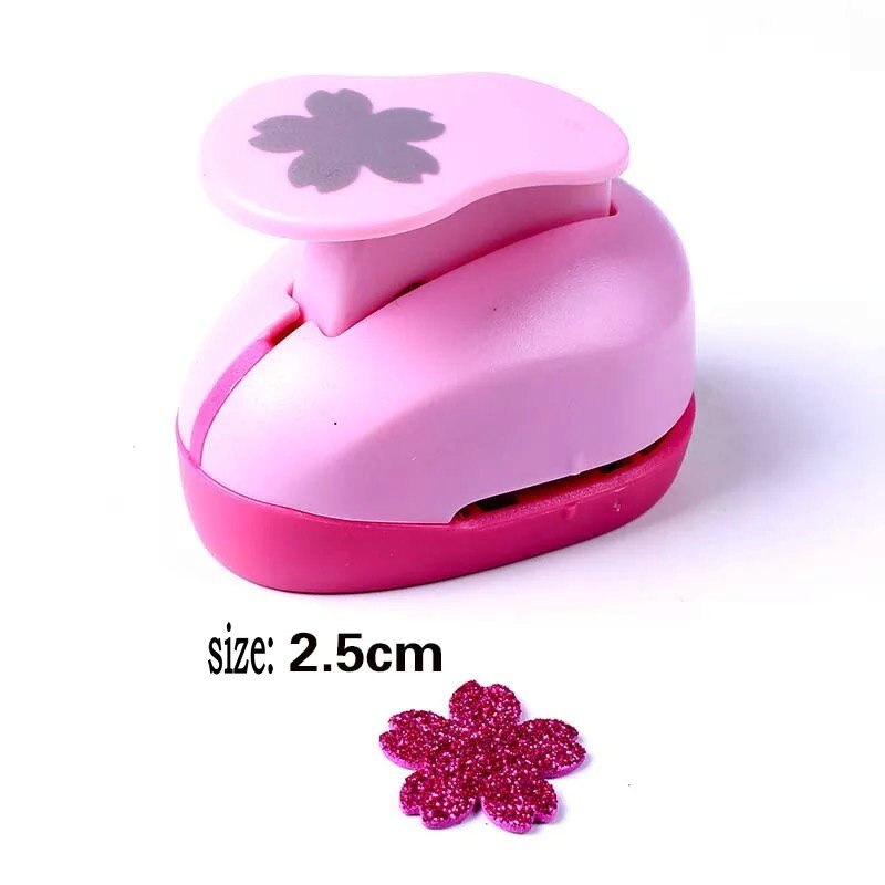 1.5cm-7.3cm Cherry blossoms craft punch paper punches scrapbooking puncher DIY handmade craft punch EVA foam hole punch Sakura: 2.5CM