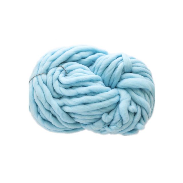 Grof Deken Bal Breien Draad Arm Gebreide Deken Grof Wol Garen Wol Dik Garen Bal Grof Wol Grof Garen: water blue