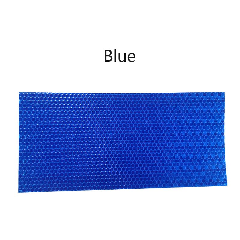 1 pcsBicycle Tire Reflective Sticker Mountain Bike Car Sticker Wheel Body Sticker Reflective Sticker Riding Equipment: blue