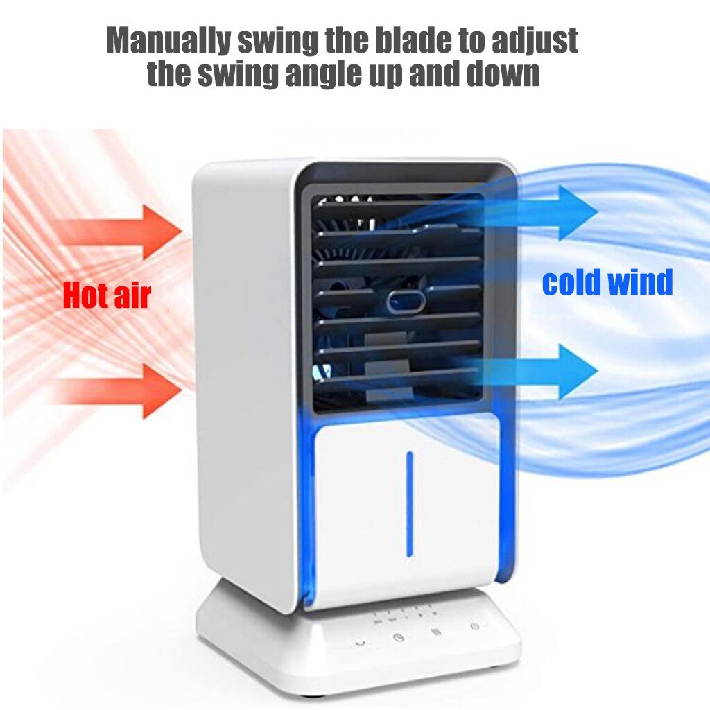 Portable Mini Air Conditioner Fan Desk USB Air Fan Cooler Arctic Cooling Humidifier Mute Silent Personal Space For Office Home