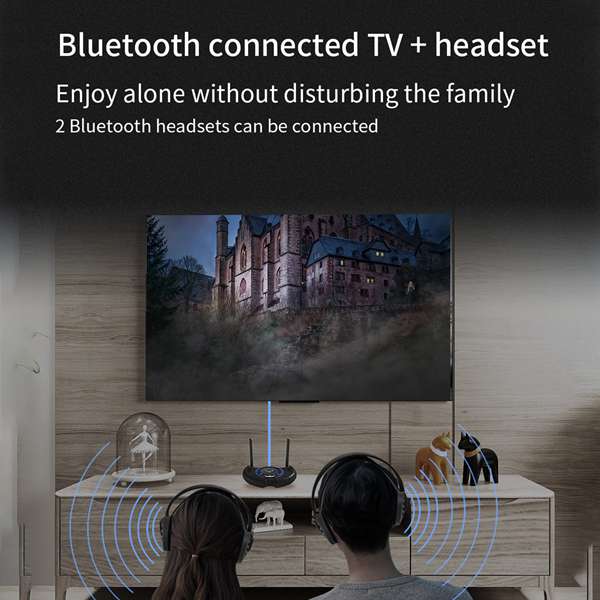 Bluetooth Receiver Transmitter 2 in 1 CSR8675 Bluetooth 5.0 Adapter Sn Display APP Control