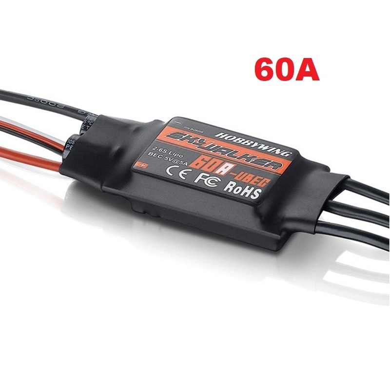 Original Hobbywing Skywalker 12A 20A 30A 40A 50A 60A 80A 100A V2 Geschwindigkeit ESC Regler mit UBEC für RC Hubschrauber Flugzeuge: Freier Raum