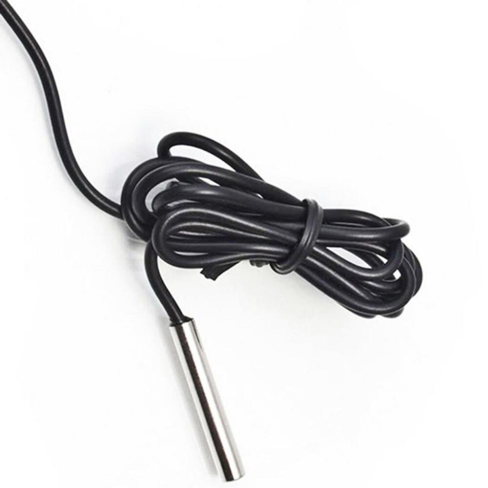 Mini Digital LCD Thermometer Hygrometer Temperature Humidity Meter Probe Sensor Car Water Pop Aquarium Water Thermometer