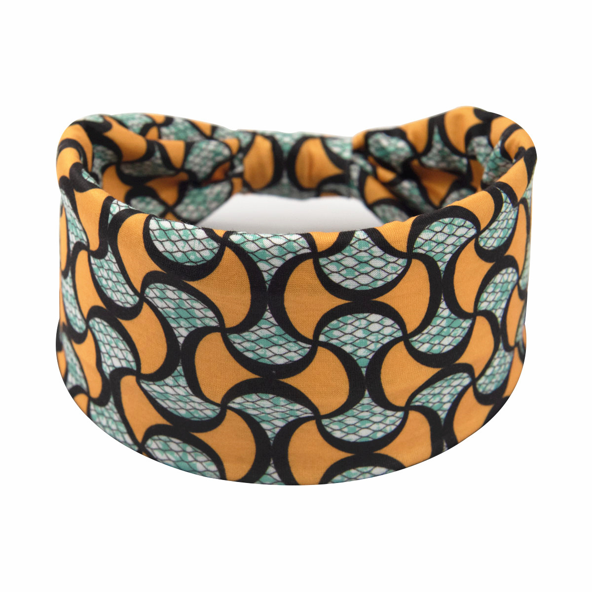 Boho headbands para mulheres largo atado antiderrapante africano bandana elástica yoga turbante lenços de cabelo treino impresso acessórios para o cabelo: CÉU AZUL