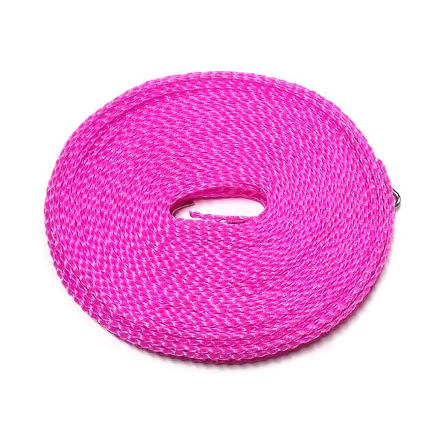 Laundry Clothesline 3M 5M 8M Windproof Clothes Drying Line Rope Non-Slip Adjustable Outdoor Portable Clothesline For Camp Travel: Pink / 5m