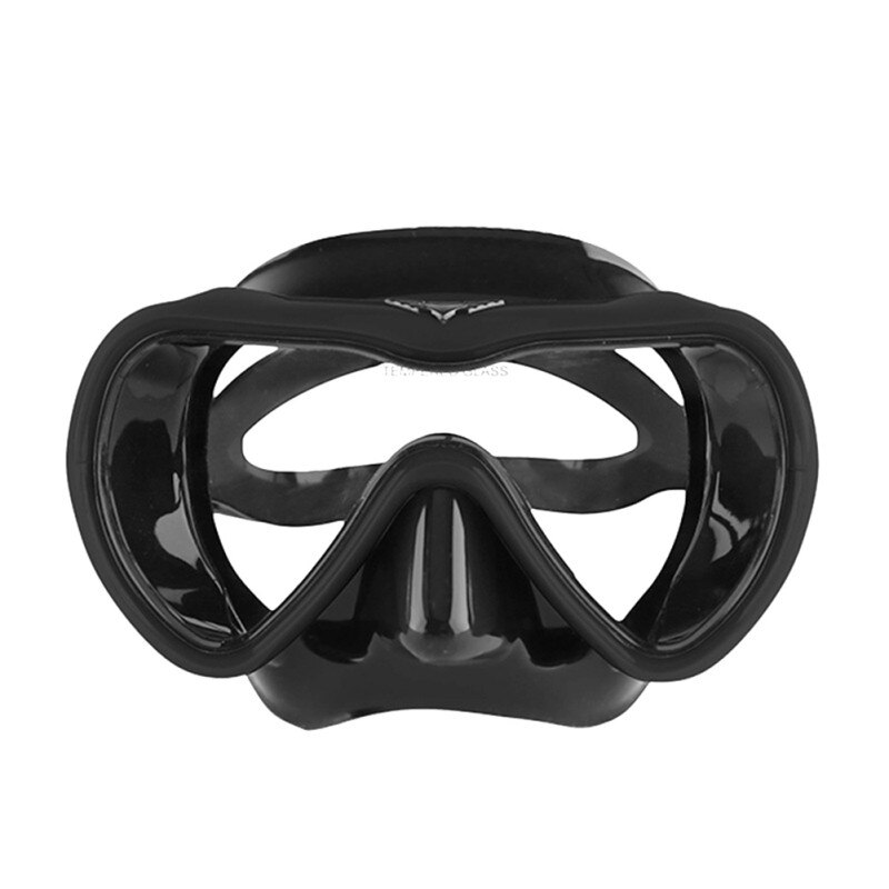 Anti-Fog Zwemmen Duikbril Snorkel Buis Snorkelen Masker Snorkel Buis Set Duiken Masker: black mask