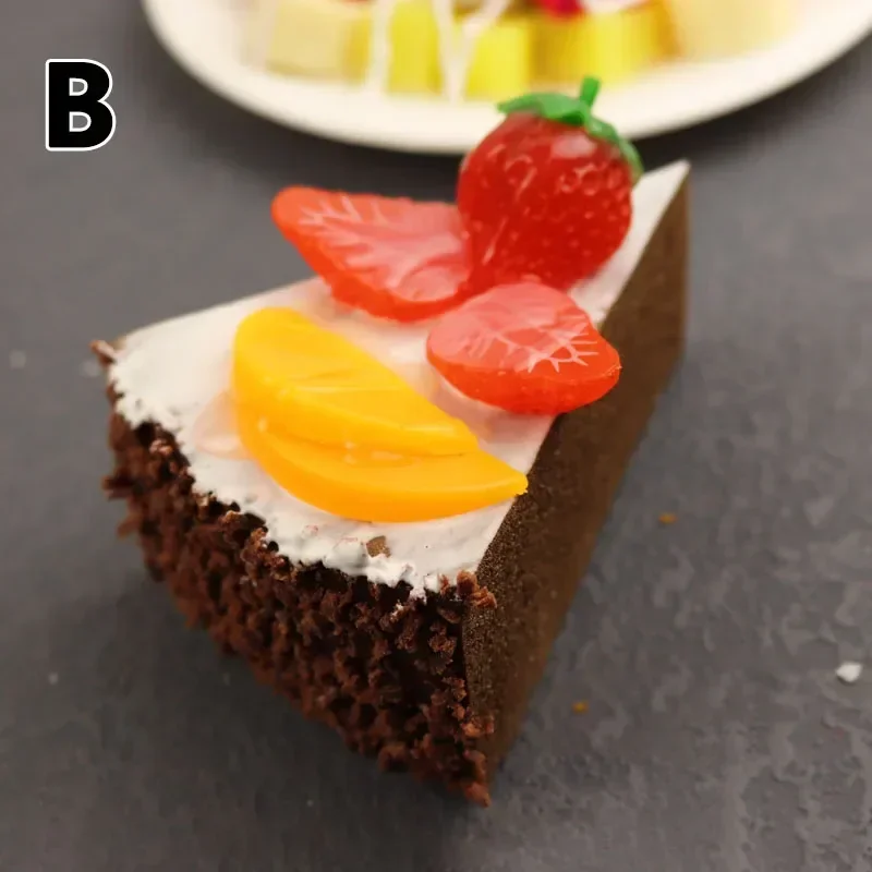 Simuleringstårta konstgjord brödkaka heminredning display bröllop söt dekoration halloween dekoration simulering mat: Djuprosa