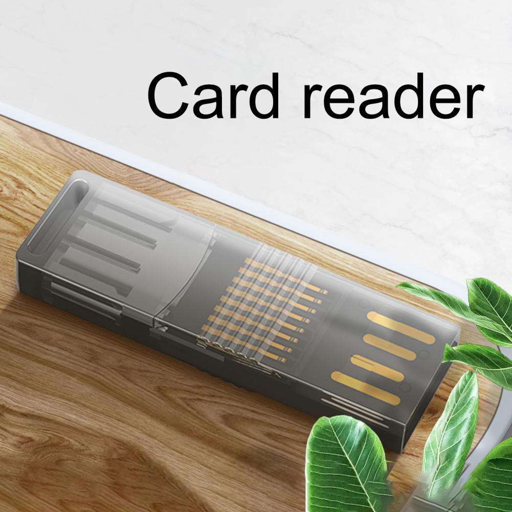 Przenośny wielofunkcyjny typu C USB2.0 Port 2-w-1 OTG czytnik kart pamięci robić komputera telefon komórkowy