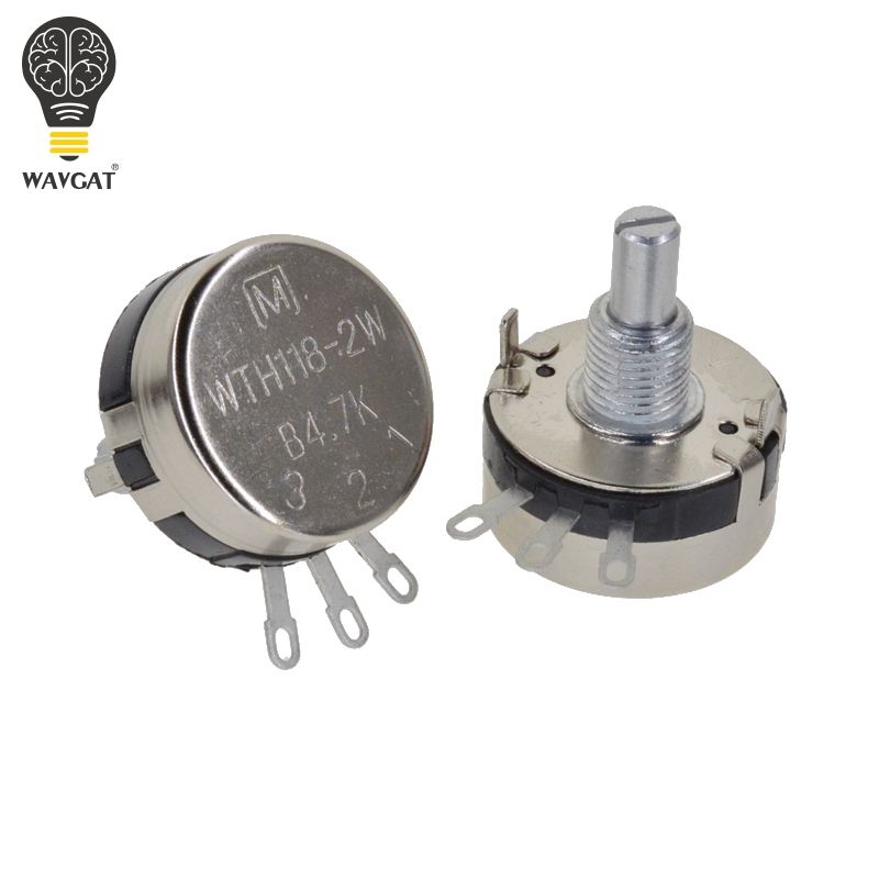5pcs Potenziometri Rotativi WTH118-1A Da 4.7K Ohm - 2W - Foto 10