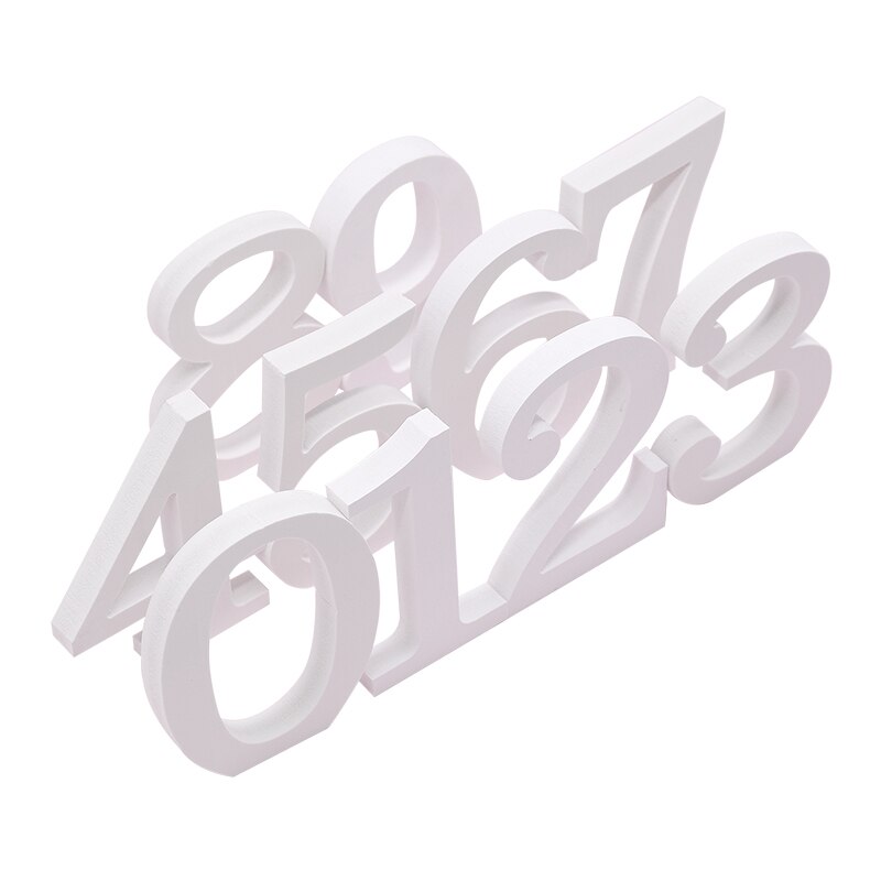 200 Stuks Houten Cijfers 0-9 – 15 Mm Groot, Perfect Voor DIY, Bruiloften, Knutselen En Educatieve Projecten