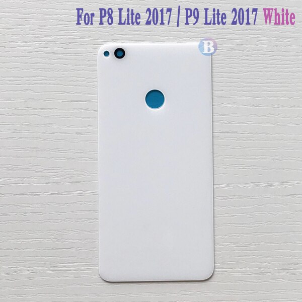 Achterklep voor huawei  p9 lite  / p8 lite pra -la1 pra -lx1 pra -lx3 behuizing batterijklepje achterklep chassisframe: Wit