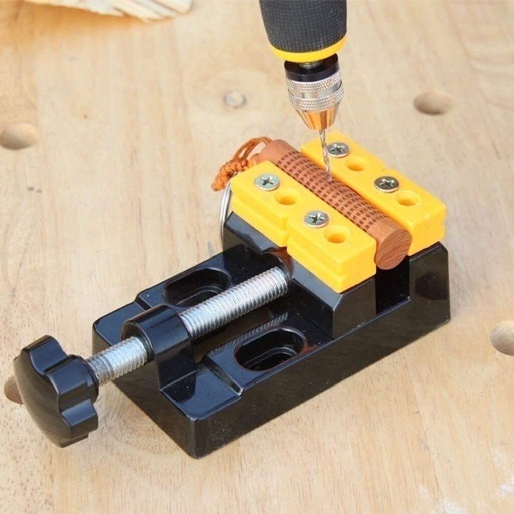 1pc svart käft bänkklämma miniborrpress skruvstäd mikroklämma platt skruvstäd gör-det-själv-handverktyg carving bänkklämma borr universal jan 10th