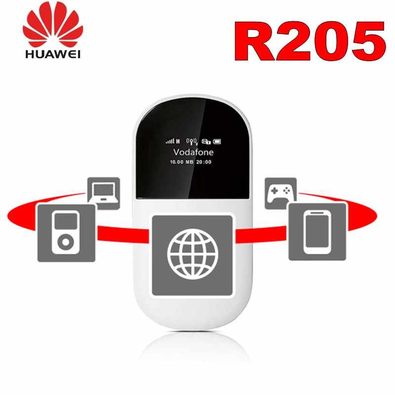 Unlocked Huawei R205 3G Wifi Wireless Router Mini Mifi Mobile Hotspot Pocket Car Wifi Modem With SIM card slot
