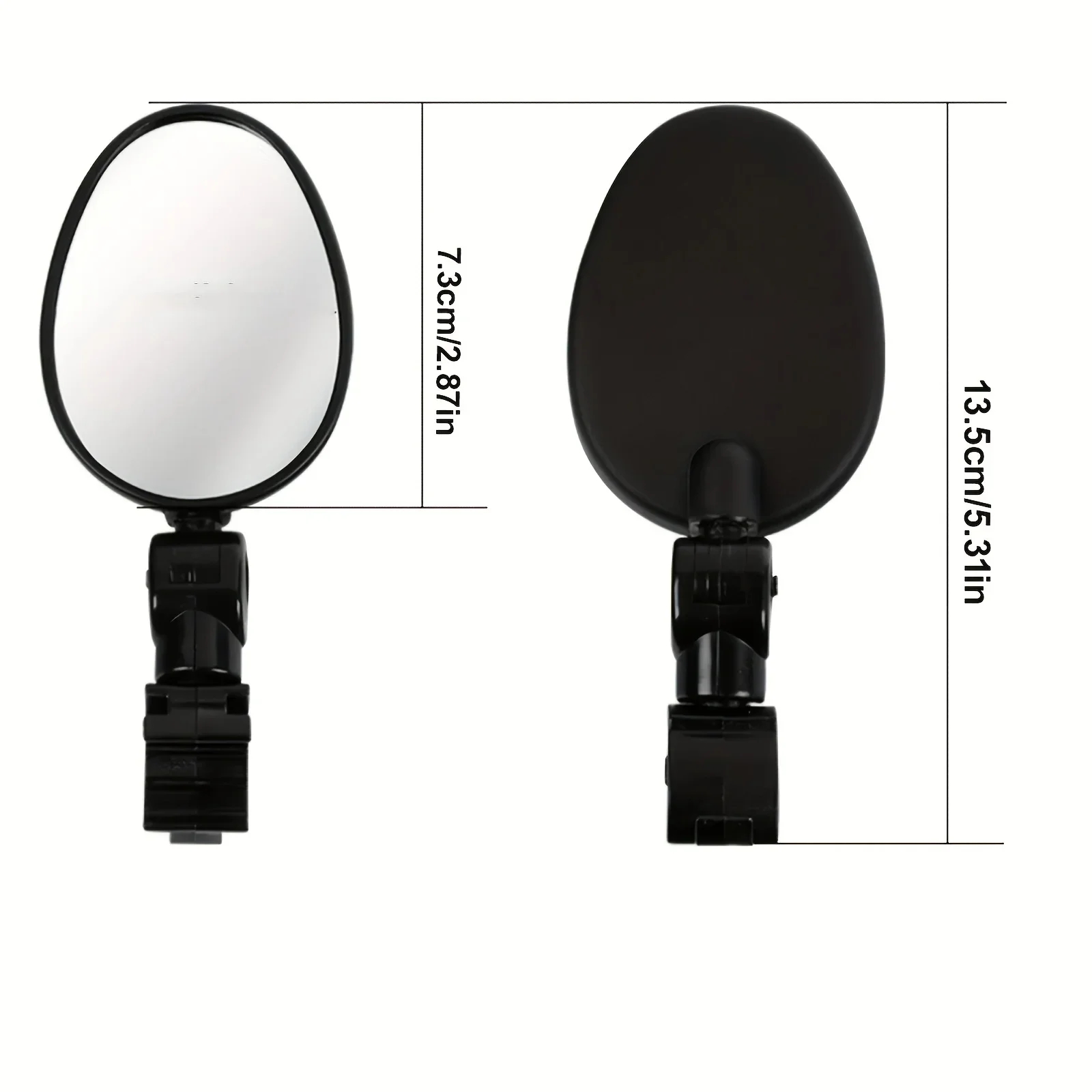 Miroir de vélo rétroviseurs de cyclisme miroir de guidon rotatif réglable à 360 degrés accessoires de vélo de route vtt grand Angle