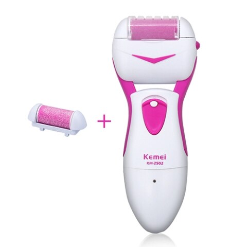 Kemei electric callus remover Top Electric Pedicure Tools Foot Care Tool Pedicure Velvet Smooth Machine Callus Foot file: KM-2502