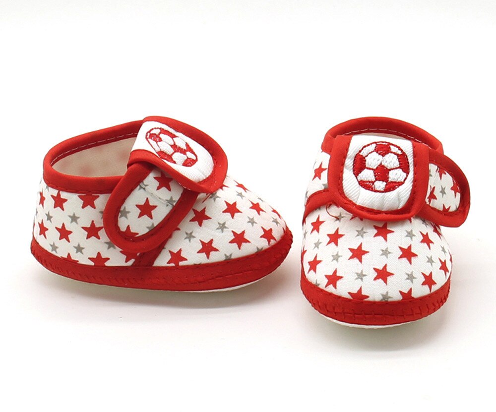 -né bébé fille chaussures infantile bébé garçon semelle souple Prewalker décontracté chaussures plates enfant en bas âge bébé Plaid crochet boucle chaussures bébé botte: Red / 13