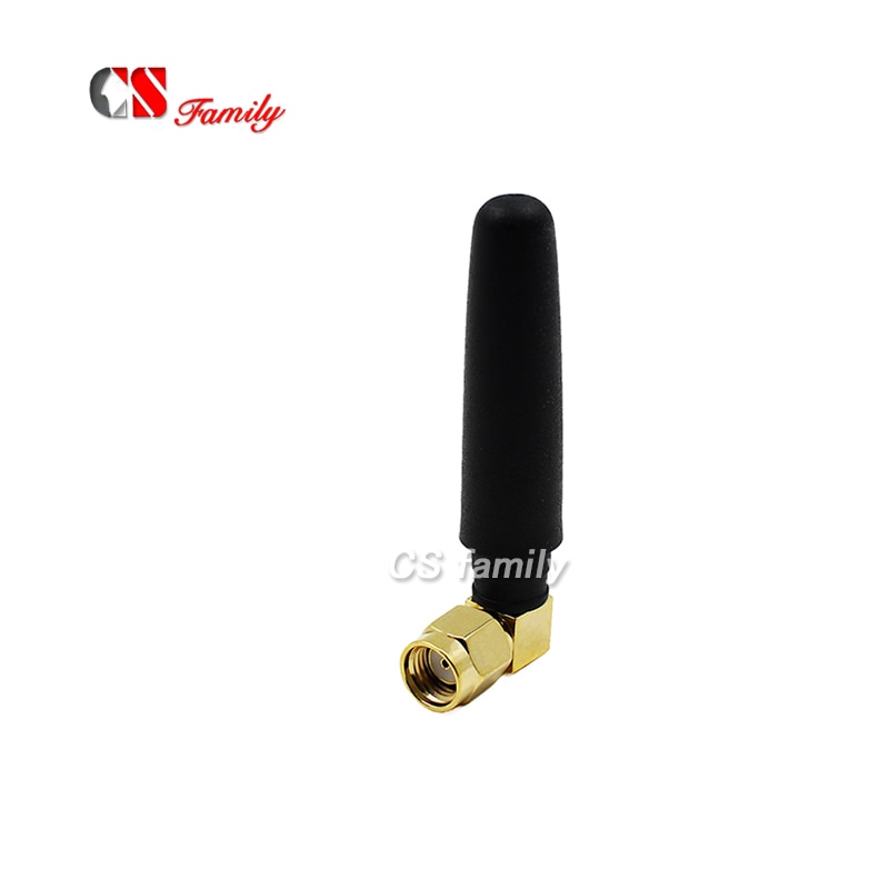 Wifi Draadloze Antennes, 2dBi 2.4 Ghz Antenne Met RP-SMA(M) Haakse Connector