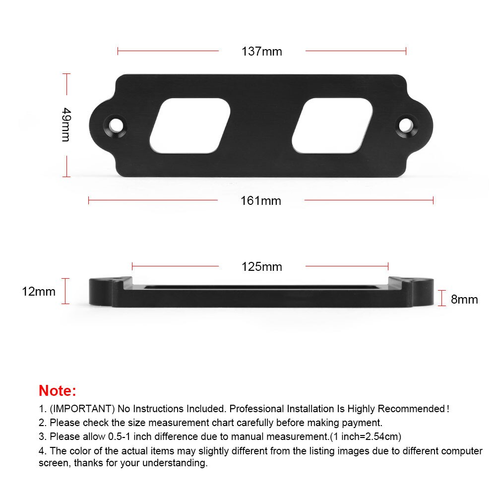 Aluminum Battery Tie Down Kit Hold Down Rod With Stainless Tray Hooks Fit For Acura Integra RSX For Honda Civic / CRX S2000