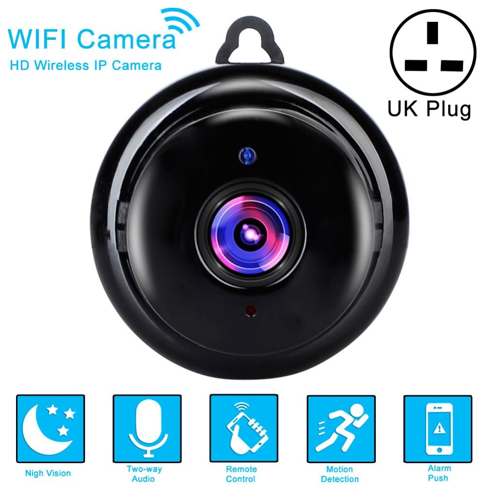 WiFi Babyfoon Camera1080P Draadloze WiFi CCTV Camera IP Indoor Outdoor HD DV Beveiliging Night Cam Home Security surveillance: UK PLUG