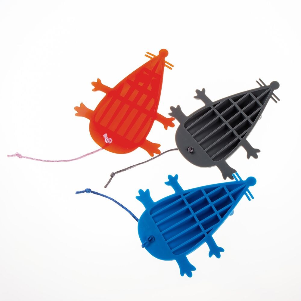 Doors safe products Silicone Rubber Mouse Door Stop Wedge - 4 COLOURS Novelty Christmas Birthday Cabinet Catches