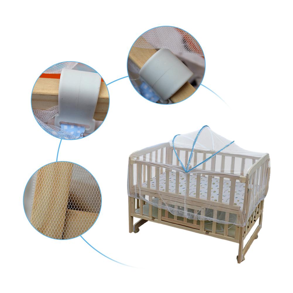 Rede mosquiteira para bebê berço net mosquito dossel cama redonda anti-mordida berçário infantil berço tenda para bebê crianças suprimentos